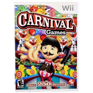 Nintendo Wii Carnival Games 2k Play w Original Box & Manual